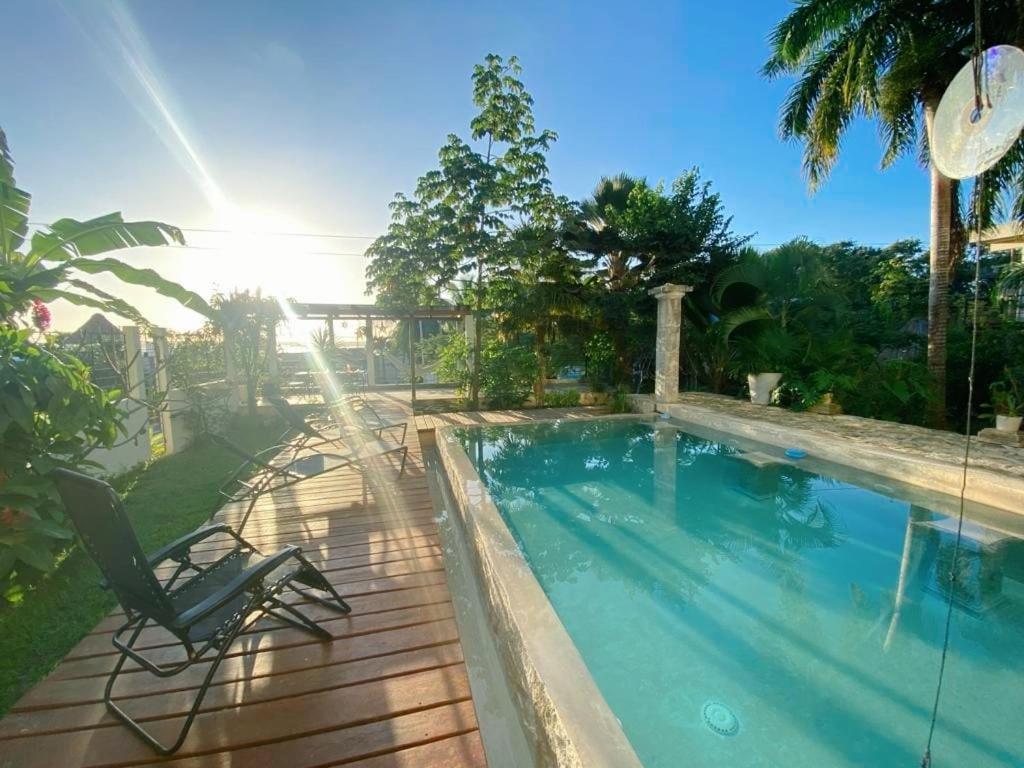 Camino Del Alma Apartments Bacalar Luaran gambar